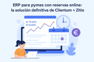 ERP para pymes con gestión financiera y reservas online integradas